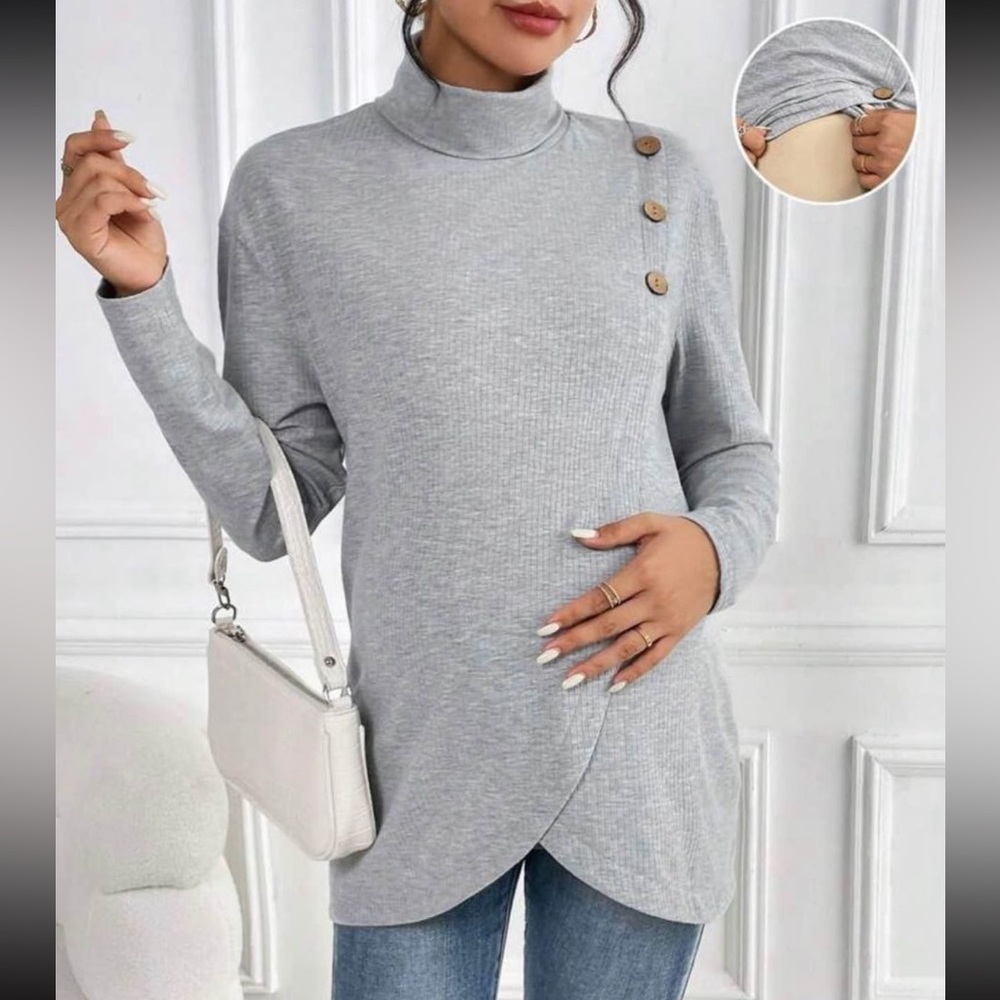 Maternity Nursing Longsleeve Top (L) Shirt